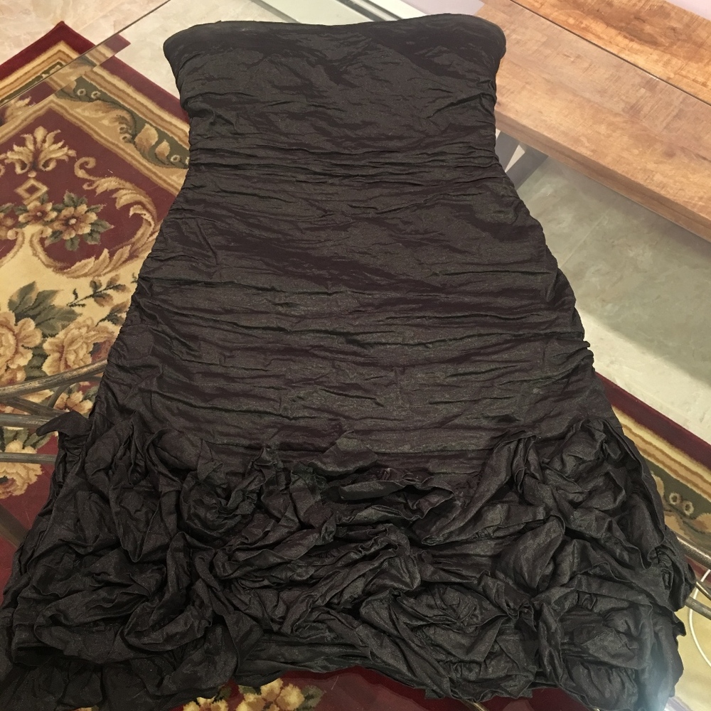 BCBGMaxAzria Ruffle Tube Top Dress